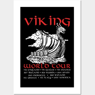 Viking World Tour T-Shirt Posters and Art